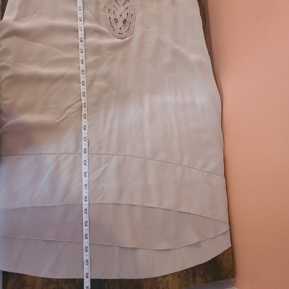 Aritzia Wilfred Lazare Silk Tan Dress XS - Picture 9 of 13